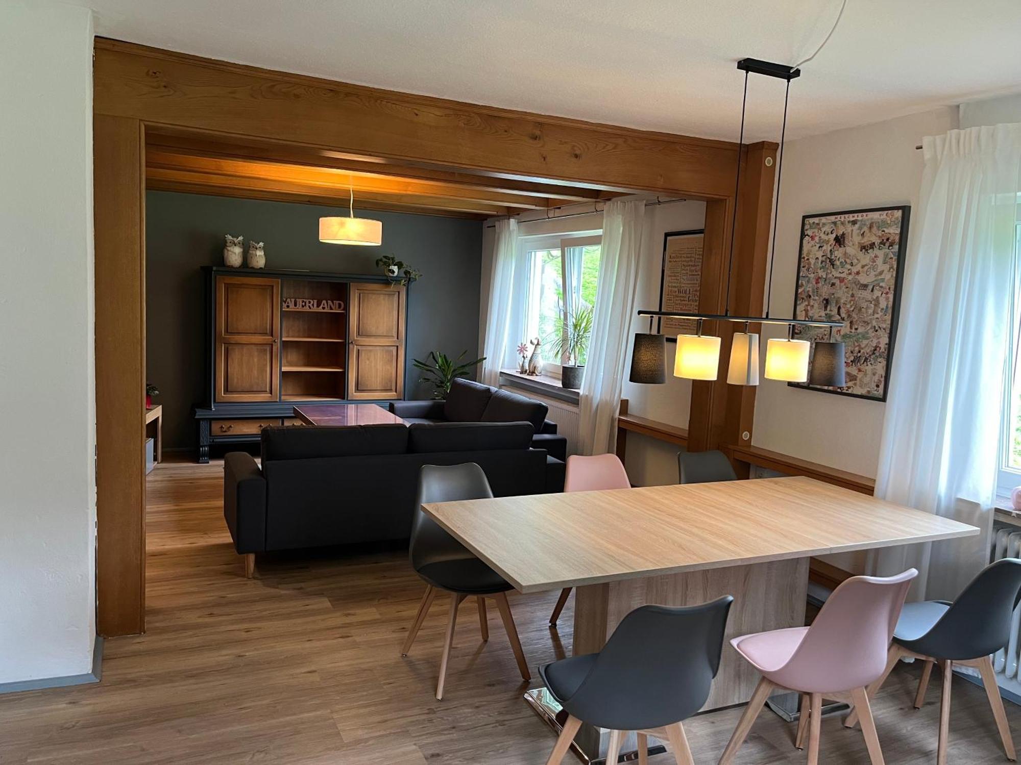 Modernisierte Ferienwohnung Im Schoenen Sauerland เมสเชอเดอ ภายนอก รูปภาพ